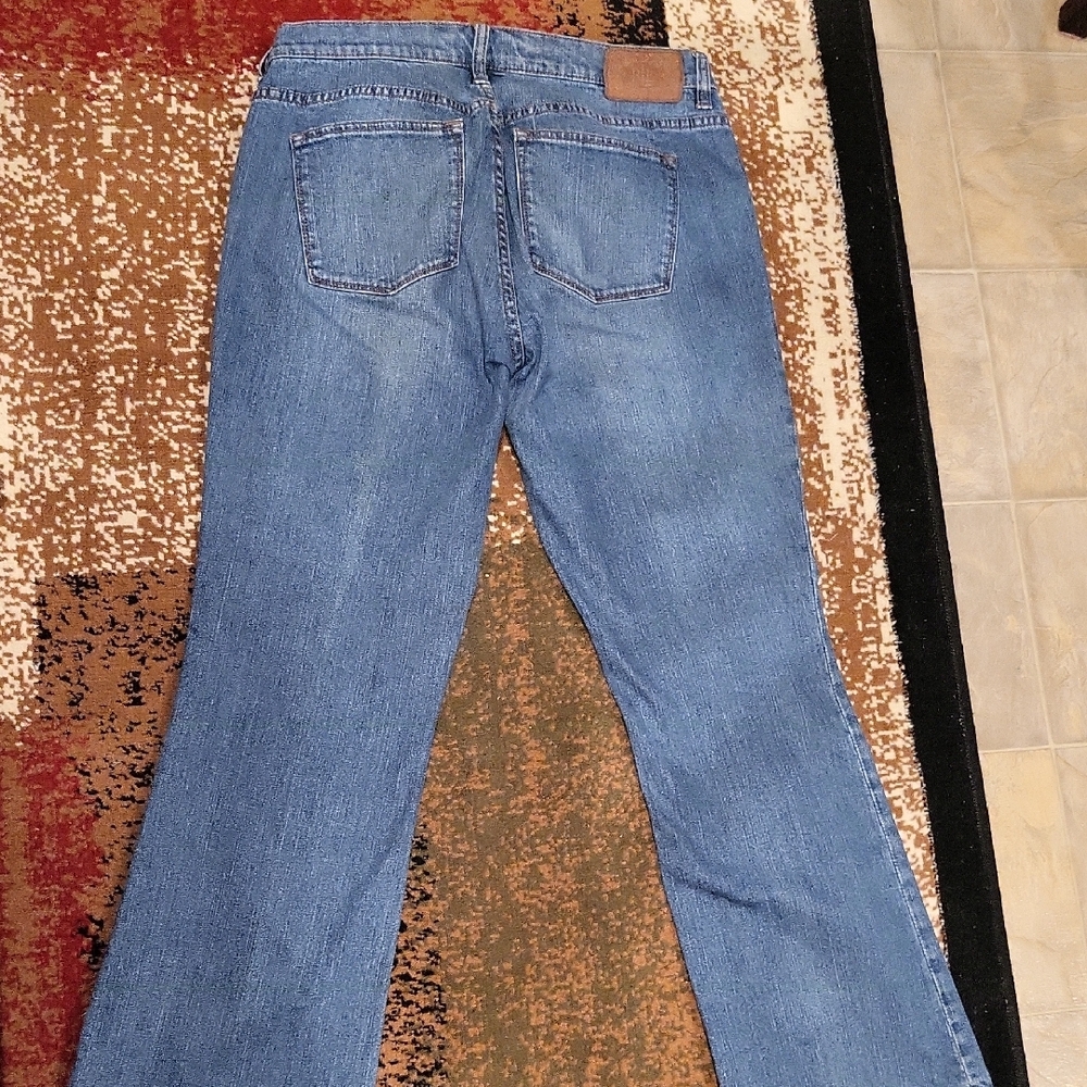 Lauren Ralph Lauren Blue Flare Jeans - Picture 3 of 6